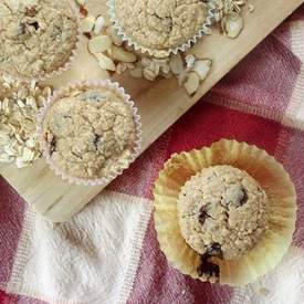 Gluten Free Oatmeal Chocolate Chip Muffins