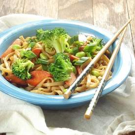 Udon Noodle Vegetable Teriyaki Stir-Fry
