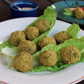 Felafel with Pistachios & Pepitas