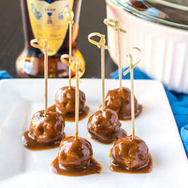 Sweet and Tangy Metaxa Meatballs