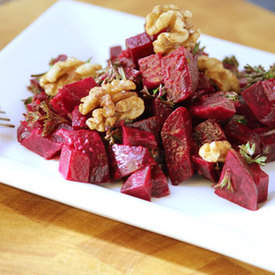 Creamy beet salad