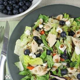 Grilled Chicken Salad w Blueberries