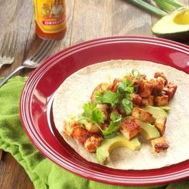 Roasted Cauliflower Tofu Burrito