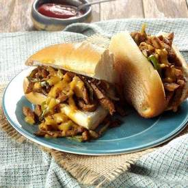 Vegan Philly Cheesesteak Sandwiches