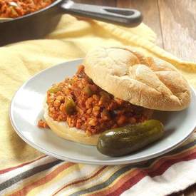 Vegan Cajun Tempeh Sloppy Joes