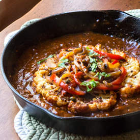 Cauliflower Steaks - Sicilian Style