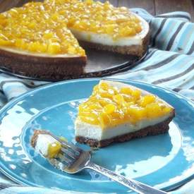 Vegan Mango Lime Cheesecake