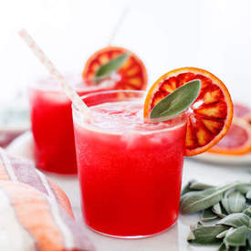 Blood Orange & Sage Sparkling Soda