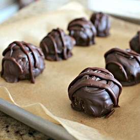 Surprise Dark Chocolate Peanut Butter Balls