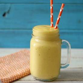 Mango Peach Protein Smoothie