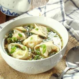 Shiitake Wonton Soup