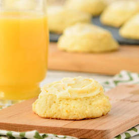 Frosted Orange Cookies