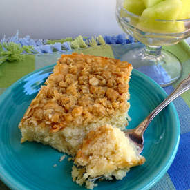 Melon Lassi Coffee Cake