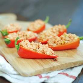 Salmon Stuffed Peppers