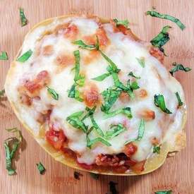 Italian Style Stuffed Spaghetti Squash 