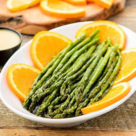 Roasted Asparagus with Orange Glaze