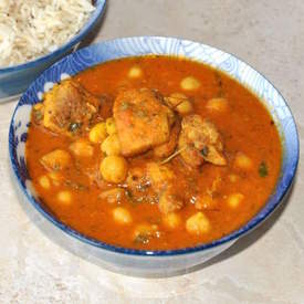 Chicken Curry with Chickpeas