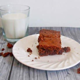 One Bowl Chocolate Cherry Brownies