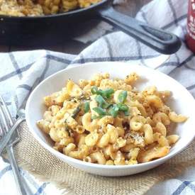 Vegan Kimchi Mac and Cheese