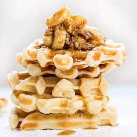 Pecan Belgian Waffles