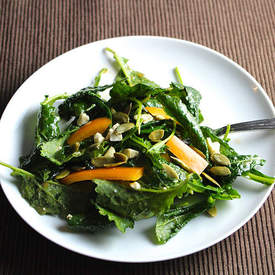Baby Kale Salad with Maple Vinaigrette