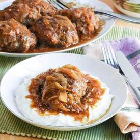 Salisbury Steak w/Onion Gravy