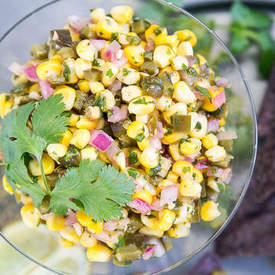 Roasted Corn & Poblano Salsa