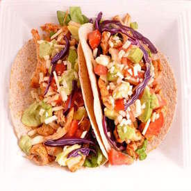 Piled High Pulled Chicken Tacos