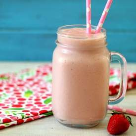 Strawberry Peach Smoothie 