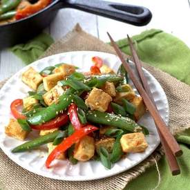 Veggie Miso Tofu Stir-Fry