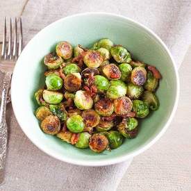 Caramelized Brussels sprouts