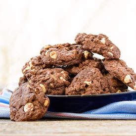 Double Chocolate Brownie Cookies