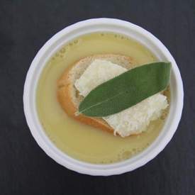 Easy Garlic-Sage Soup