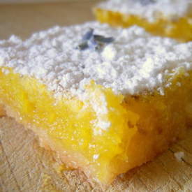 Lavender Lemon Bars