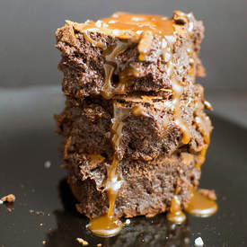 Salted Caramel Chocolate Brownies