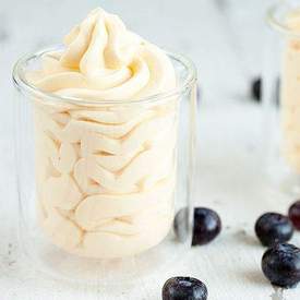Lemon curd mousse