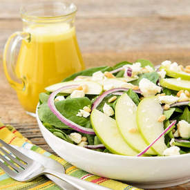 Spinach Salad with Tangerine Dressing