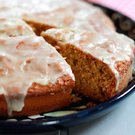 Cinnamon, apple carrot cake