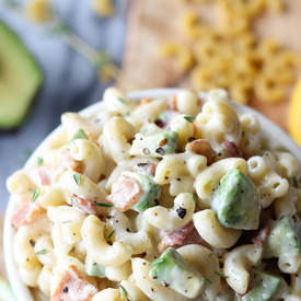 Bacon and Avocado Macaroni Salad