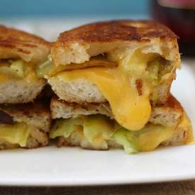 Garlicky Anaheim Pepper Grilled Cheese 