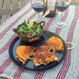 Longaniza Grilled Cheese Sandwich