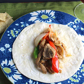 Sizzling Seitan Fajitas