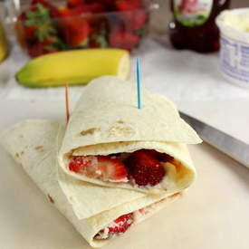 Strawberry Banana Rollups