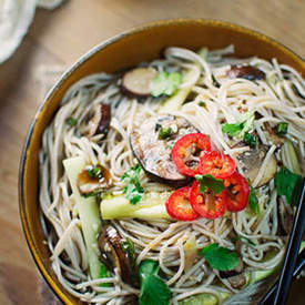 Soba Noodles with Dipping Sauce