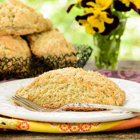 Lavender Poppy Seed Scones