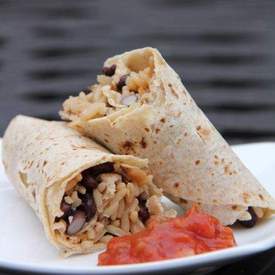 Rice and Beans Wrap