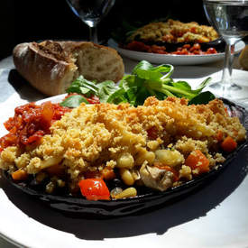 Vegetarian Stuffed Eggplant ProvenÃ§al