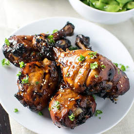 Sticky Honey Sriracha Drumsticks