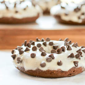 Baked Double Chocolate Doughnuts