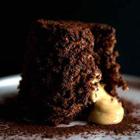 Peanut Butter Chocolate Microwave Cake